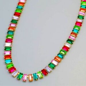 Candied Crystal Statement Necklace NWT